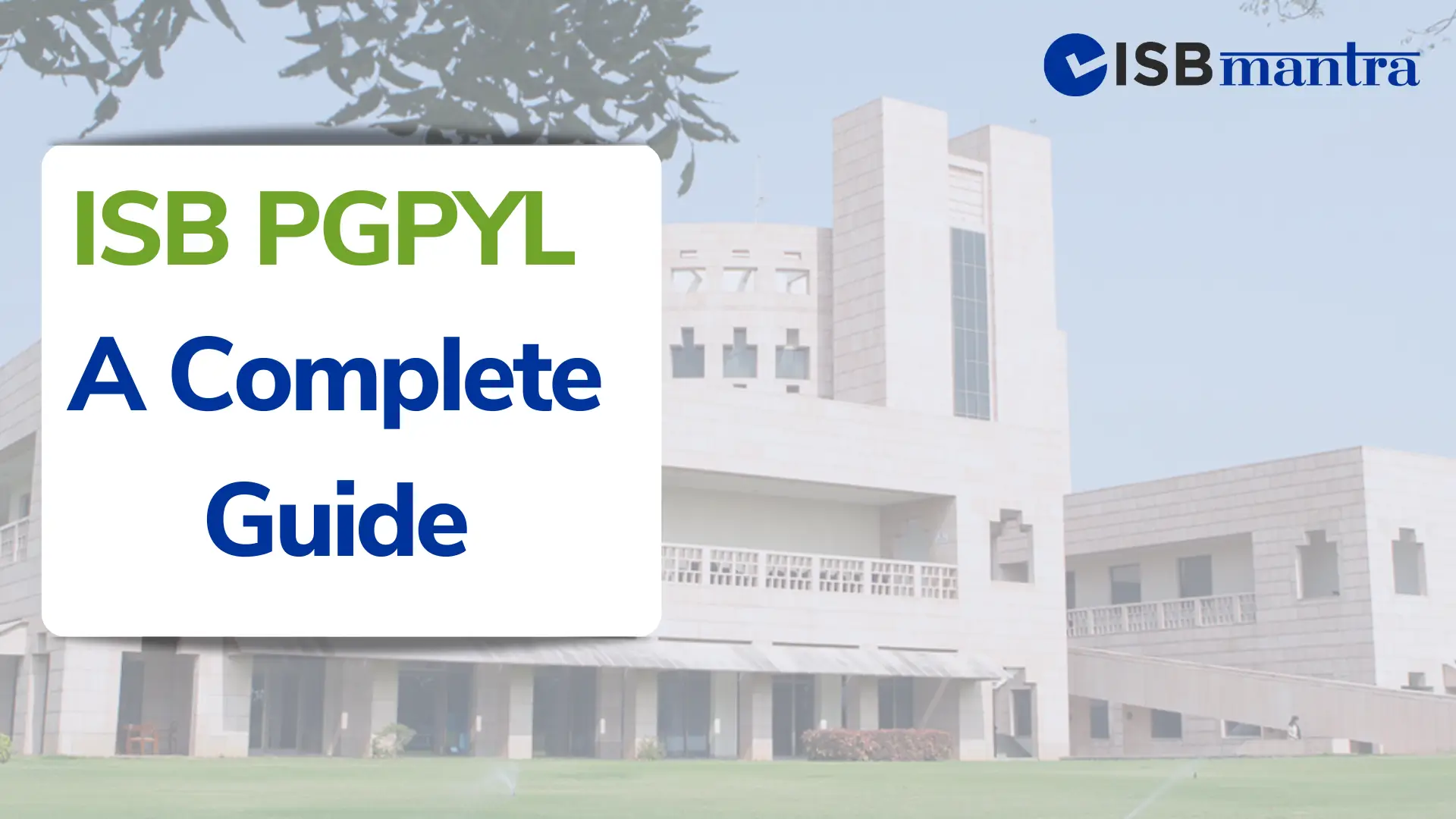 ISB PGPYL